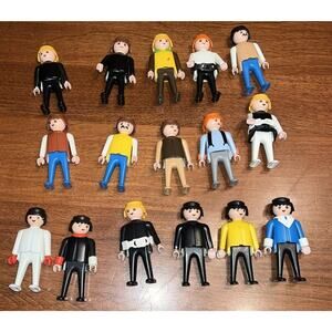 VTG 1974 GEOBRA PLAYMOBIL Men 16 As Is